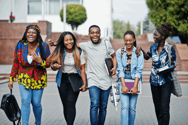 Students from Carisbridge Internationals